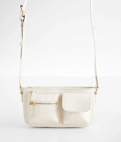 Faux Leather Crossbody Purse