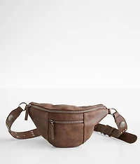 Faux Leather Studded Sling Bag