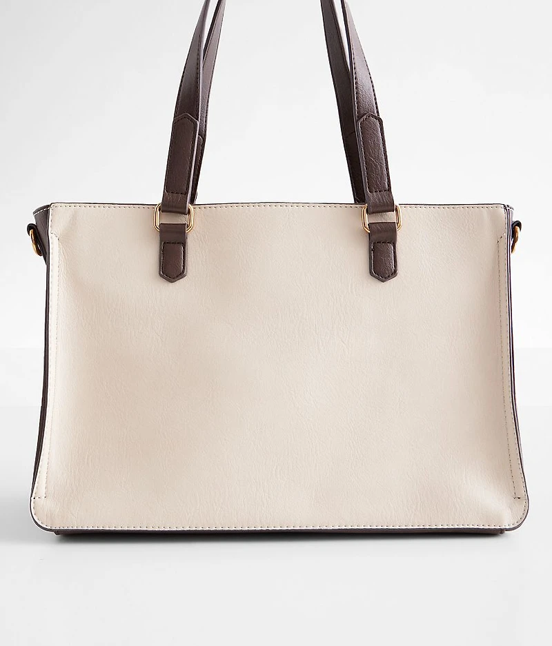 Structured Faux Leather Purse