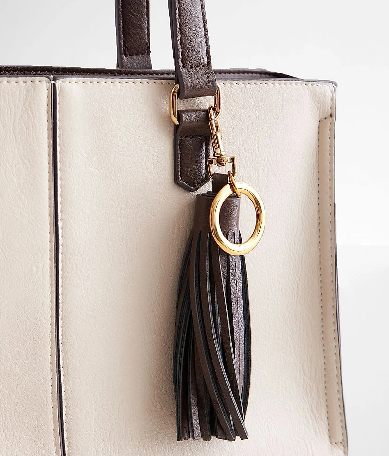 Structured Faux Leather Purse