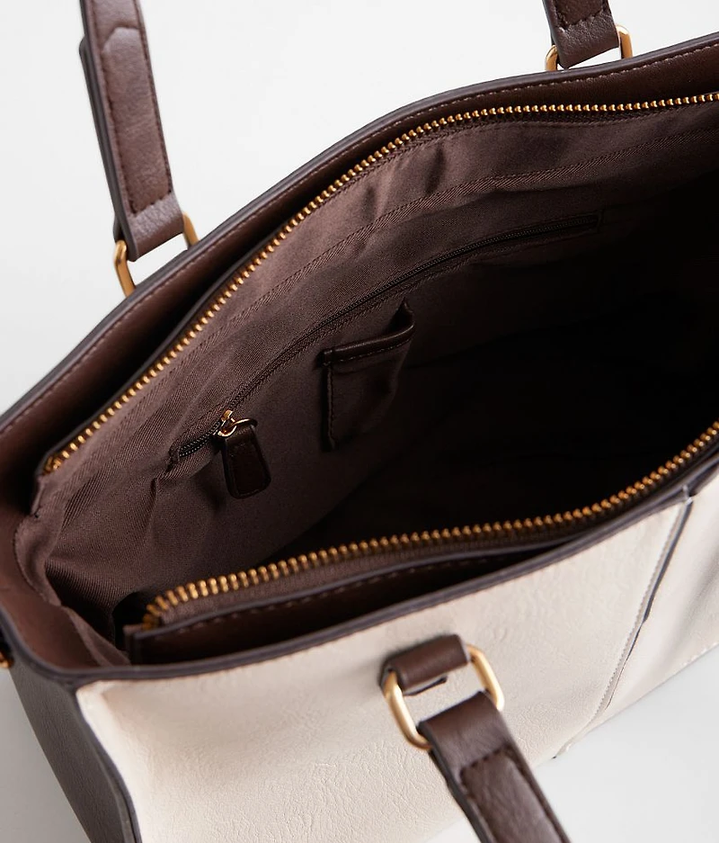 Structured Faux Leather Purse