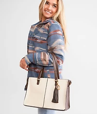 Structured Faux Leather Purse