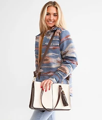 Structured Faux Leather Purse