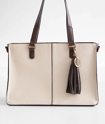 Structured Faux Leather Purse
