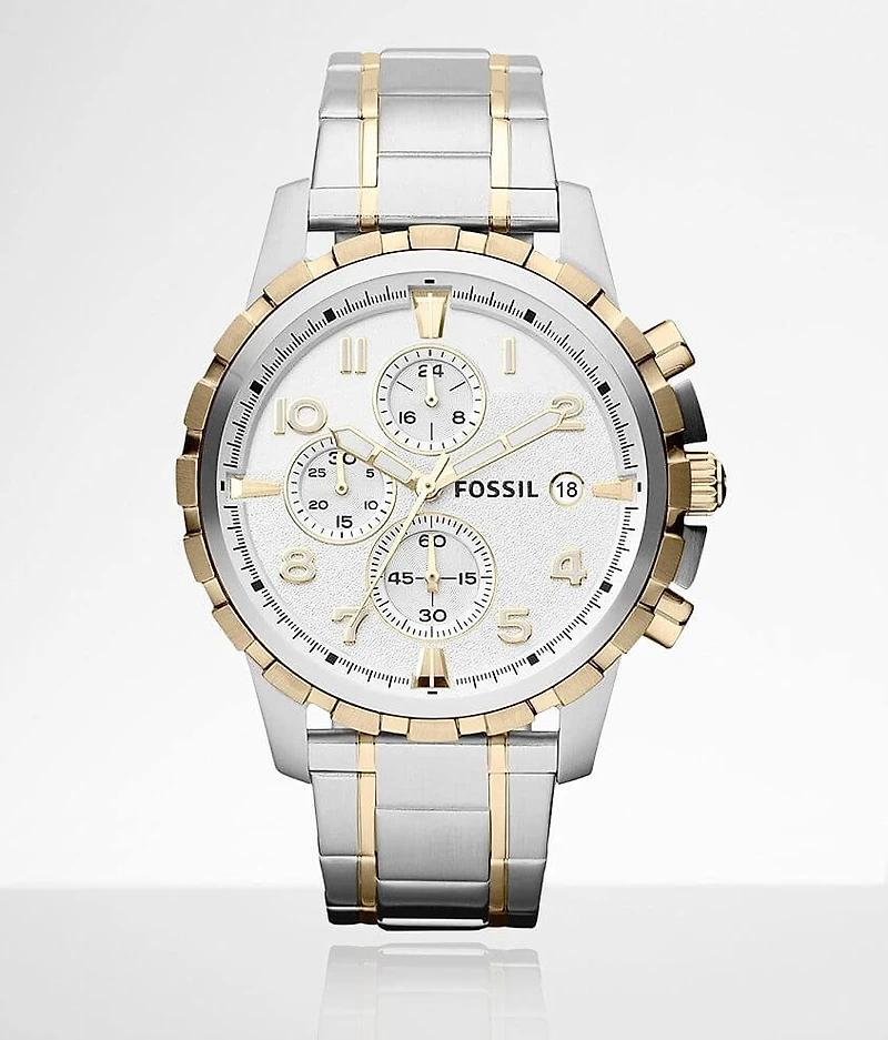 Two-Tone Stainless Steel Watch