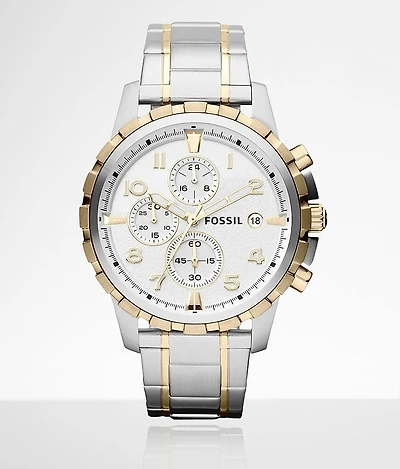 Two-Tone Stainless Steel Watch