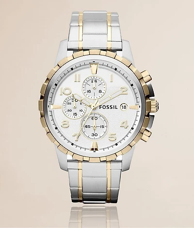 Two-Tone Stainless Steel Watch