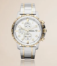 Two-Tone Stainless Steel Watch