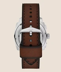 Machine Chronograph Leather Watch