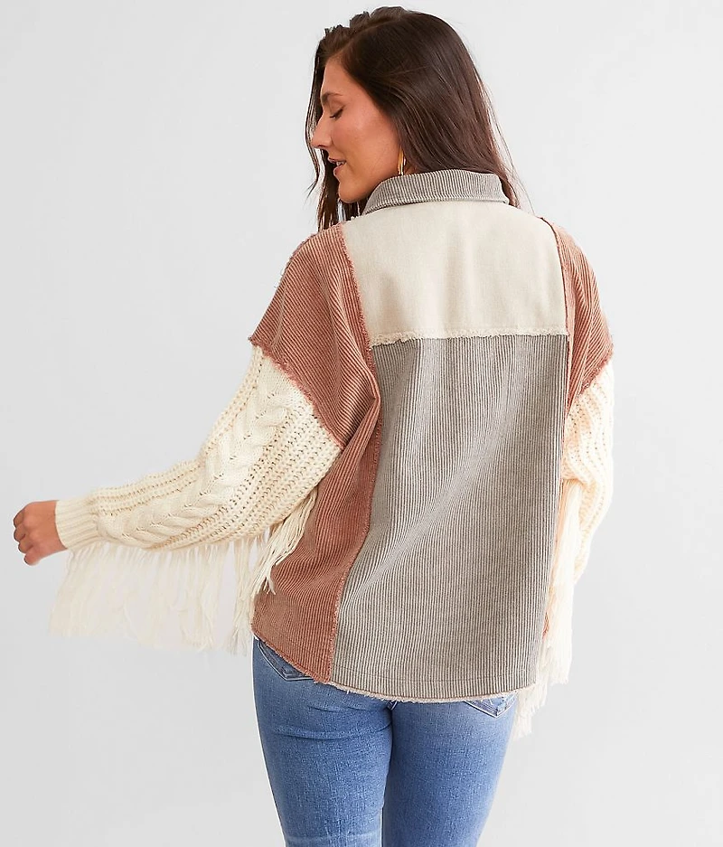 Fringe Corduroy Jacket