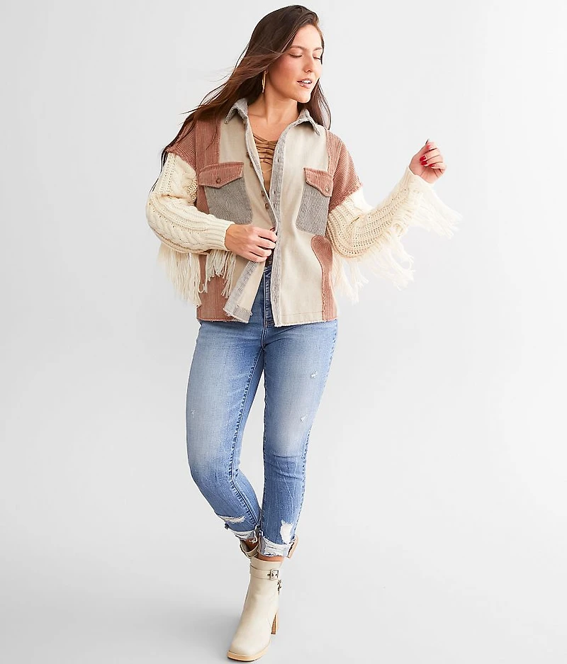Fringe Corduroy Jacket
