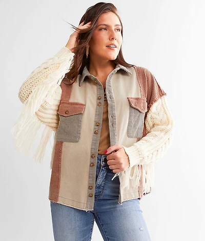 Fringe Corduroy Jacket