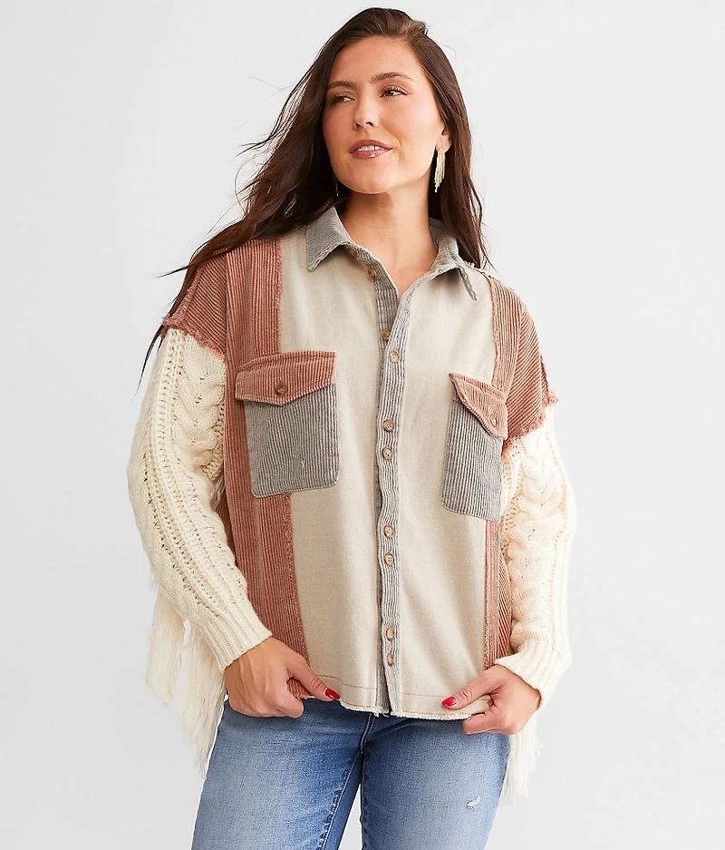 Fringe Corduroy Jacket