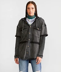 Thermal Hooded Shacket