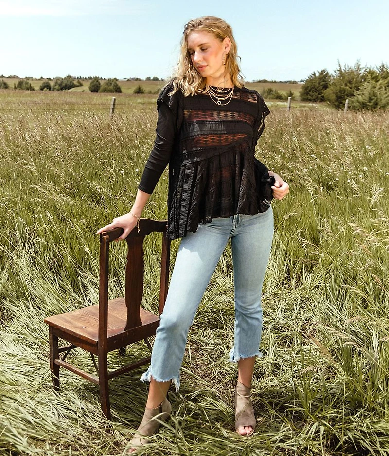 Tiered Lace Top