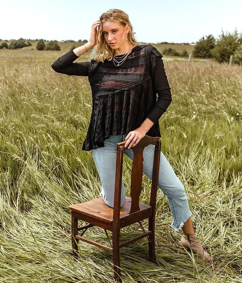 Tiered Lace Top