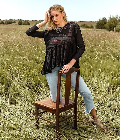 Tiered Lace Top