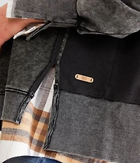 Washed Quarter Snap Pullover
