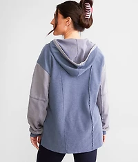 Pieced French Terry Hoodie