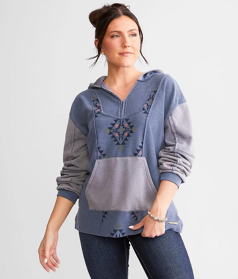 Pieced French Terry Hoodie