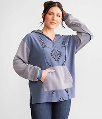 Pieced French Terry Hoodie