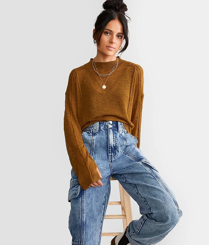 Boxy Cropped Sweater