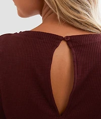 Ribbed Knit Romper