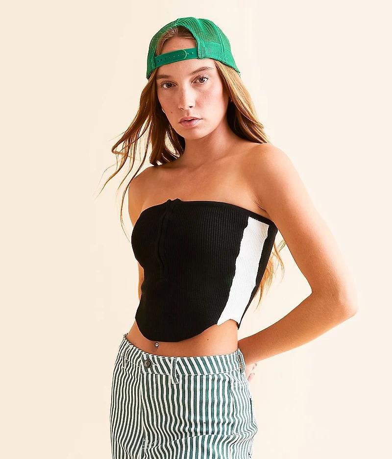 Varsity Striped Tube Top