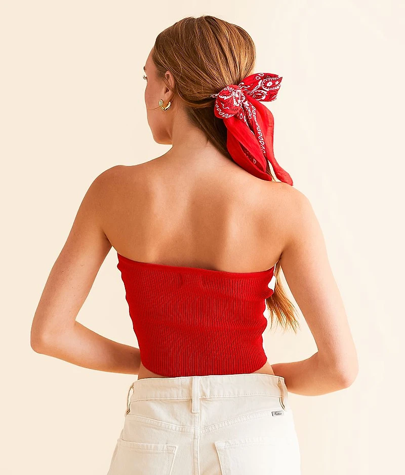 Varsity Striped Tube Top