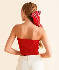 Varsity Striped Tube Top