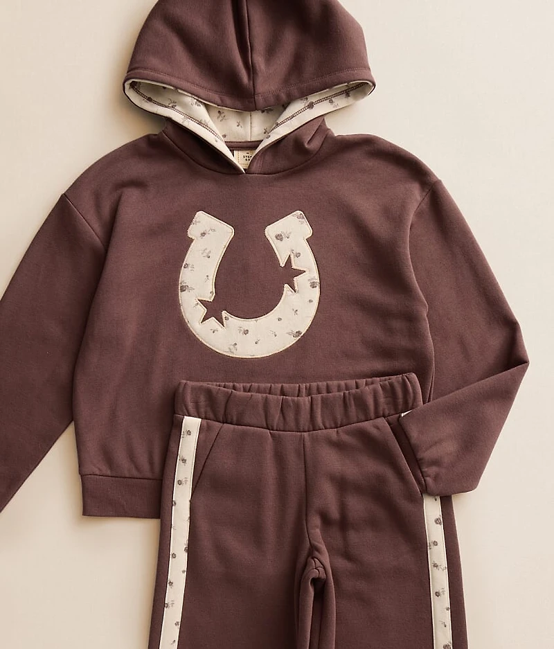 Girls - Horseshoe Hooded Sweatshirt