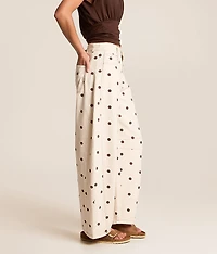 Polka Dot Barrel Pant