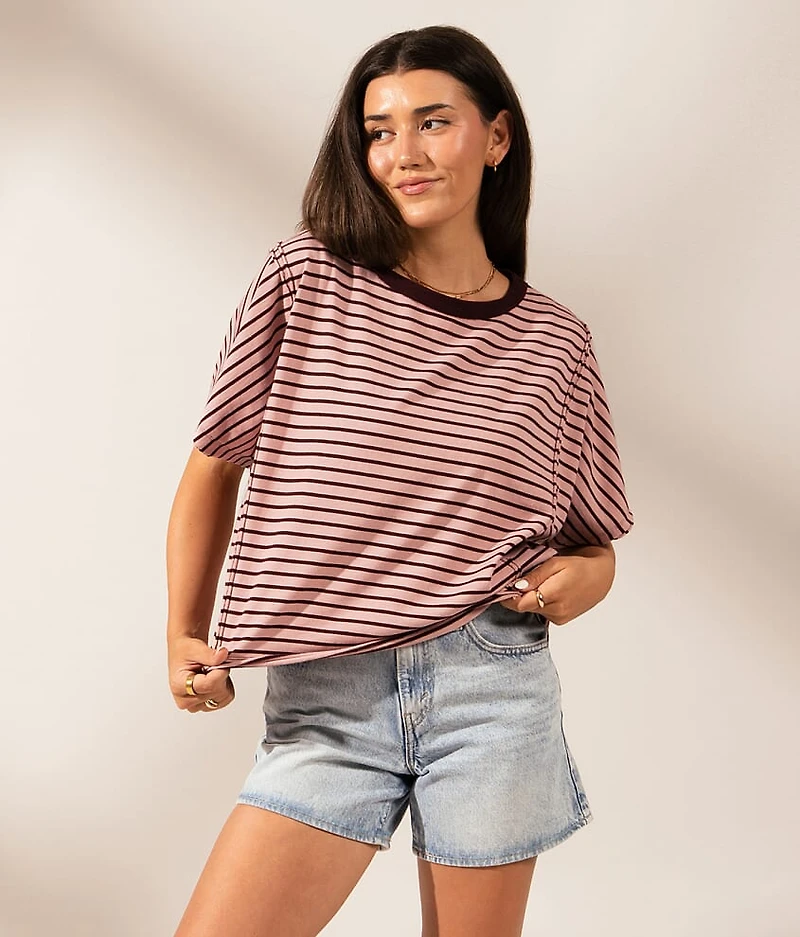 Boundless Edit - Striped Dolman Top
