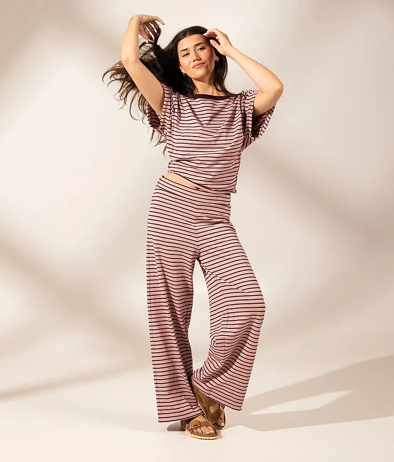Boundless Edit - Striped Wide Leg Pant