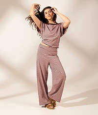 Boundless Edit - Striped Wide Leg Pant