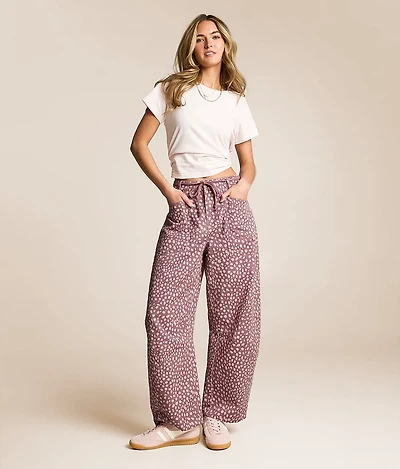 Dot Barrel Pant