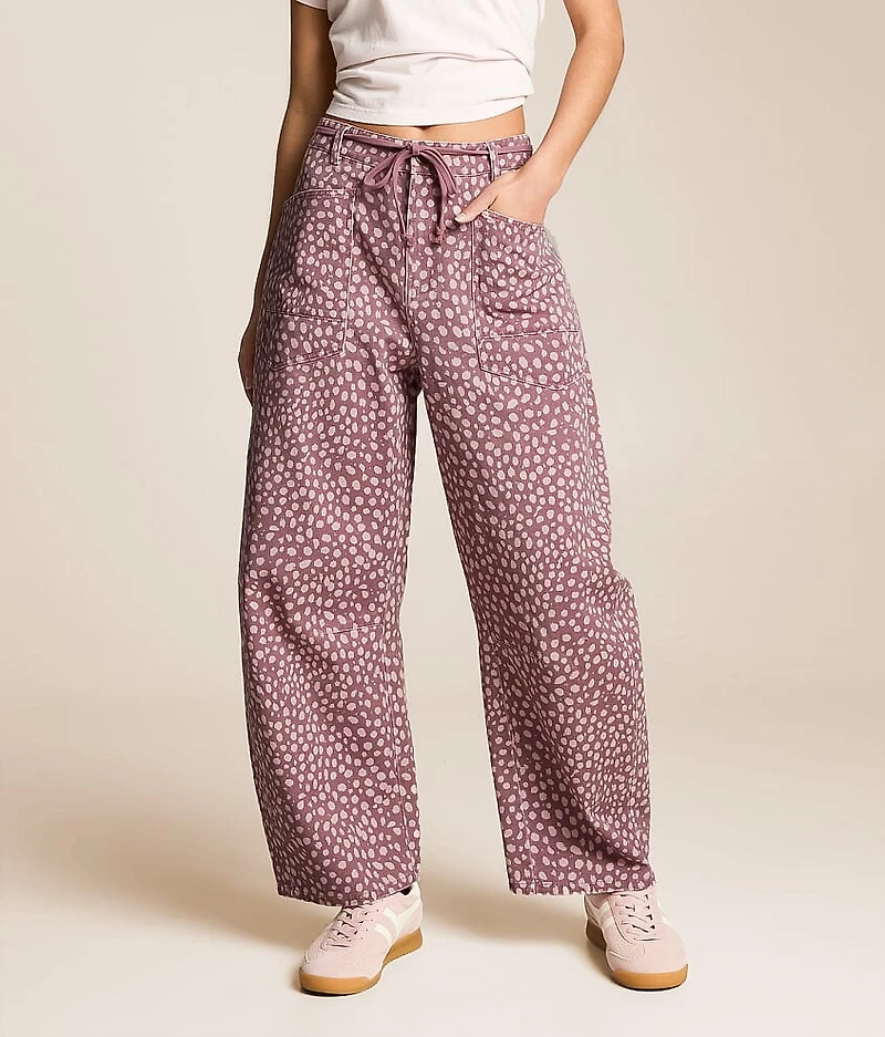 Dot Barrel Pant
