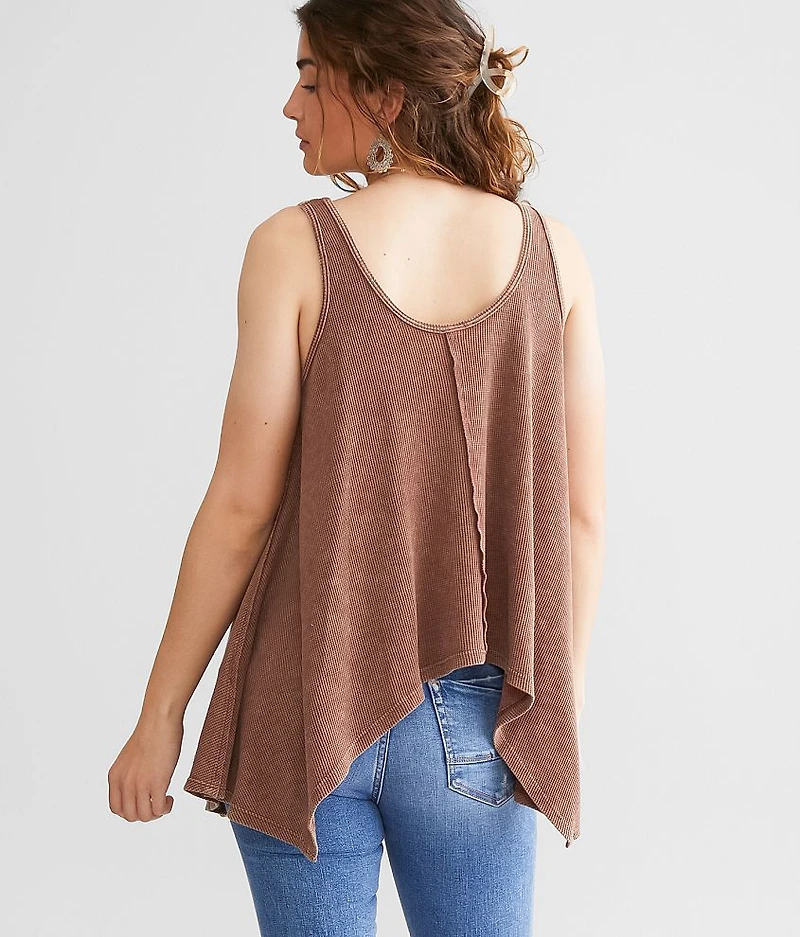 Washed Trapeze Tank Top