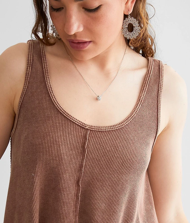 Washed Trapeze Tank Top