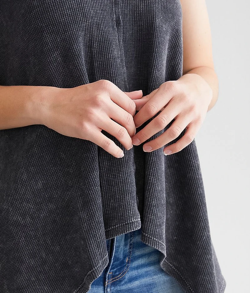 Washed Trapeze Tank Top