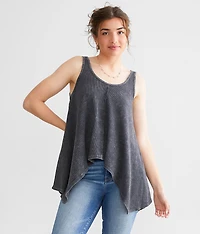 Washed Trapeze Tank Top