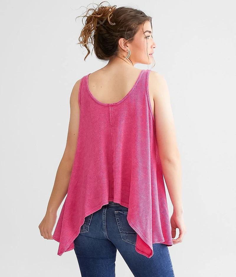 Washed Trapeze Tank Top