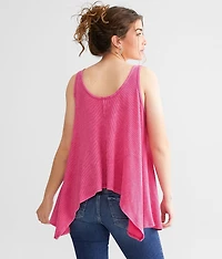 Washed Trapeze Tank Top