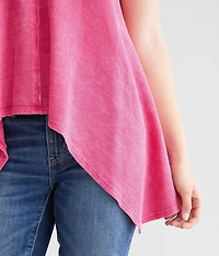 Washed Trapeze Tank Top