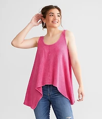 Washed Trapeze Tank Top