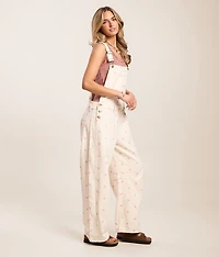 Polka Dot Barrel Overall