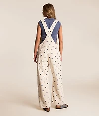 Polka Dot Barrel Overalls