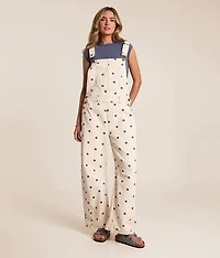 Polka Dot Barrel Overalls