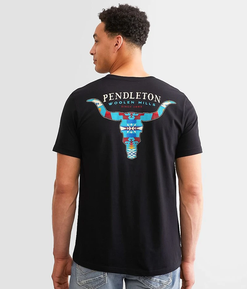 Tucson Turquoise Steer Skull T-Shirt