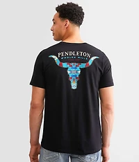 Tucson Turquoise Steer Skull T-Shirt